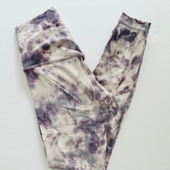 Lululemon Align Pant 25" Size 2 Diamond Dye Pink Bliss Graphite Purple Pink - Picture 2 of 8